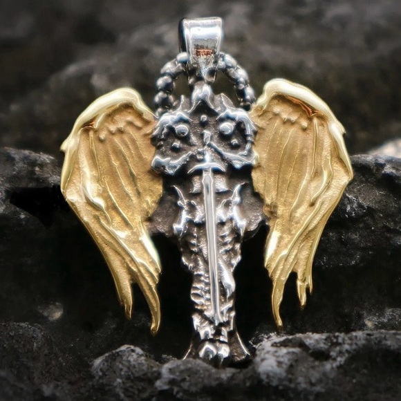 Other - Archangel Michael Celtic Cross Saint Religious Catholic Protection Medal Pendant